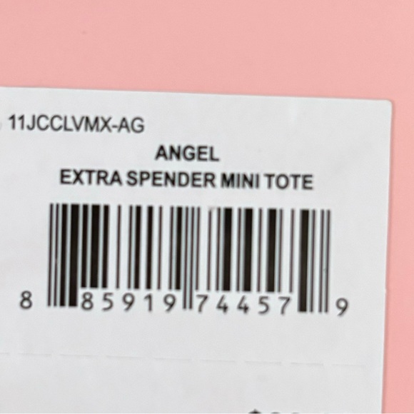 Juicy Couture Bag Extra Spender Mini Tote Velvet Satchel - Ivory Cream Angel - Picture 13 of 13